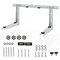Costway 18"/22" Heavy-Duty Mini Split Wall Mounting Bracket with Adjustable Crossbar & Levlers